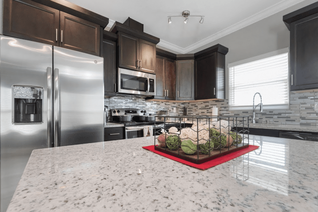 Close up shot of the kitchen area in CHH Pecos Stonegate